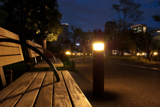 in the night